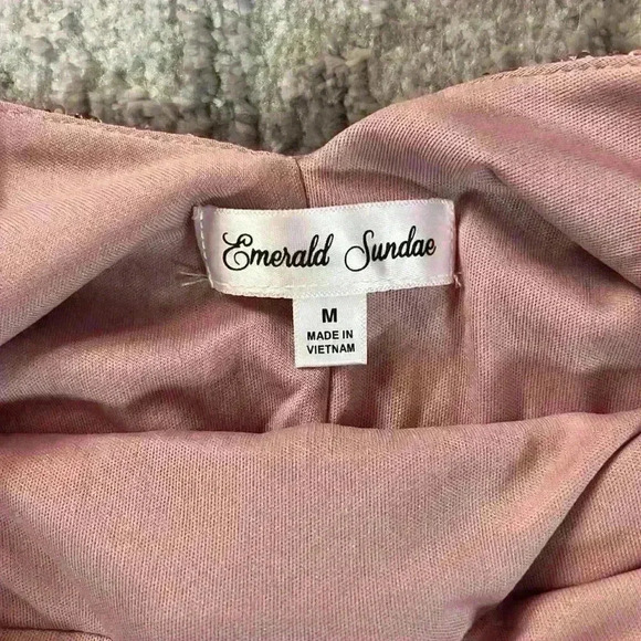 Macy's Glittering Sequin Dress in Bronze - Picture 4 of 7